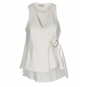 Balenciaga white sleeveless vest top NWOT